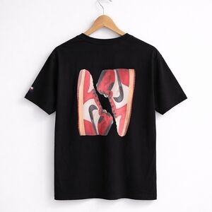 Air Jordan 1 Chicago Graphic Tee Shirt Back Print Size XL